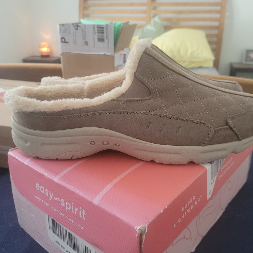 Easy Spirit Women's Quilted Slip-On Shoes - Tan